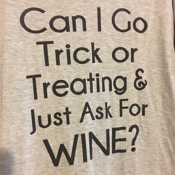 Just ask for Wine Halloween tee shirt - Picture 3 of 5